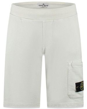 Stone Island Sweatshirt Shorts - White