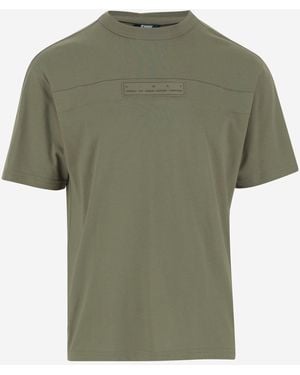 K-Way K Way Cotton T -Shirt mit Logo - Grün