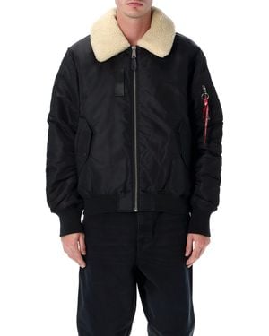 Alpha Industries B-15 Mod Reversible Bomber - Black