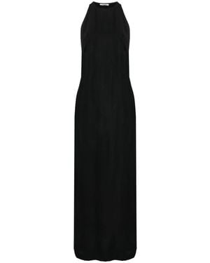 Gauchère Vestido largo con espalda de nadador - Negro