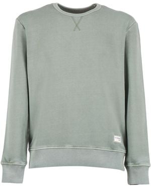 Fay Sage Archive Crewneck Sweatshirt - Green