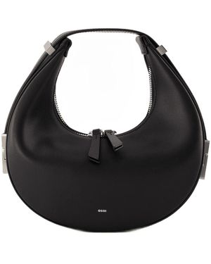 OSOI Toni Mini Handtasche Schwarzes Leder