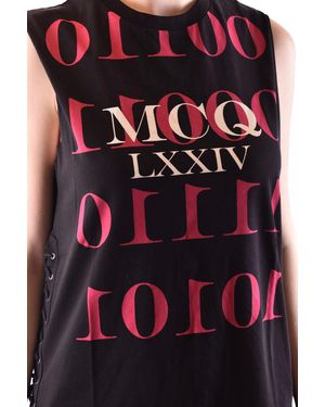McQ Mcq Alexander Mcqueen T-shirt Korte Mouwen Zwart - Rood