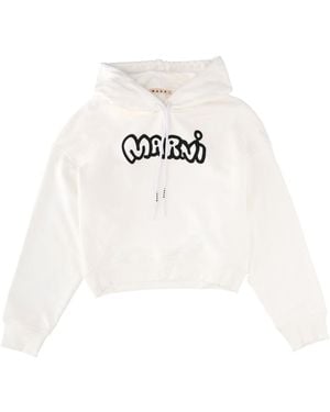 Marni Sweatshirt With Logo - White
