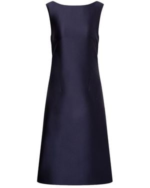 Alberta Ferretti Raso Midi Dress For - Blue