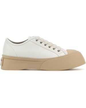 Marni Leather Pablo Trainers - White