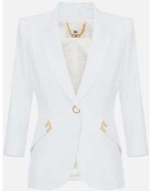 Elisabetta Franchi Jacket - White
