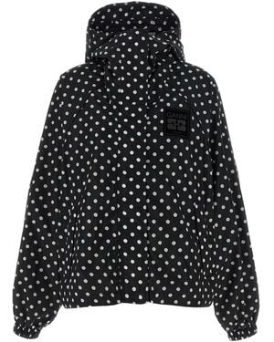 Ganni Polka Dot Anorak - Schwarz