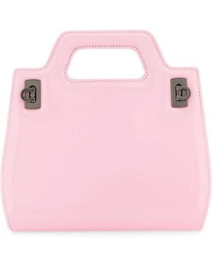 Ferragamo Wanda Leren Tas - Roze