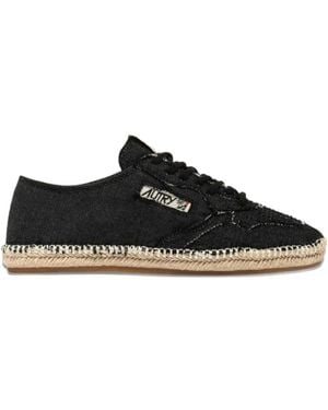 Autry Espadrillas Low Canvas/Canvas - Black