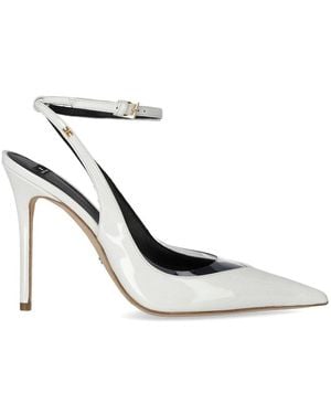 Elisabetta Franchi Ivory Slingback Pump - White