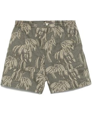 Jacquemus Jacquard Patroon Shorts - Grijs