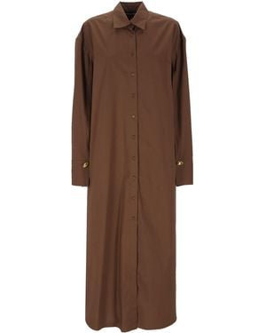 FEDERICA TOSI Coffee Box Shirt - Marrone