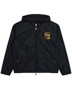 CASABLANCA Ripstop Hooded Jacket - Black