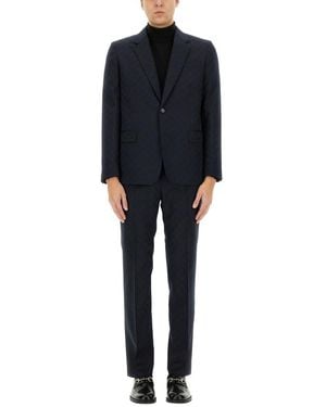 Gucci Jacquard Dress - Blue