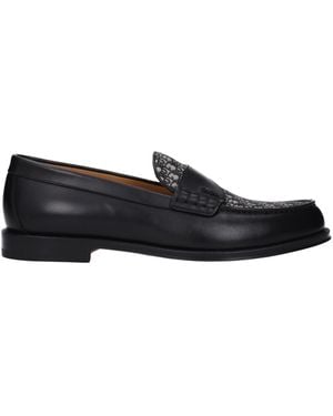 Dior Mocassini Granville Herren Leder schwarz/Beige