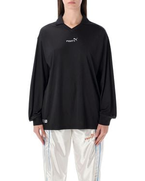 Fenty Fenty X Puma Relaxed-Fit Goalie Jersey - Black