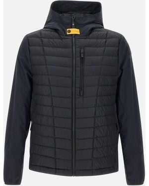 Parajumpers Hiram Down Jas In Zwart - Blauw
