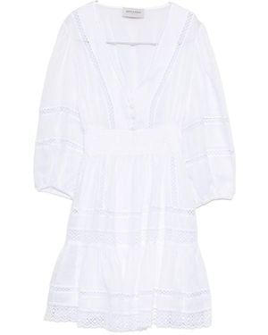 ERMANNO FIRENZE Kurzes Kleid aus Baumwolle von - Weiß