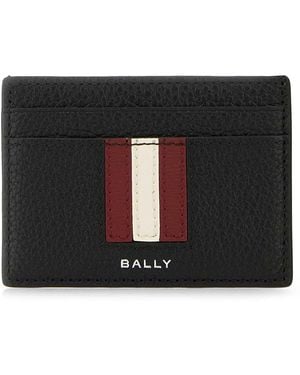 Bally Leather Card Holder - Black