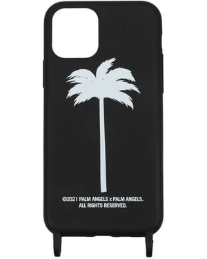 Palm Angels Porta I Phone I Phone 12 Polypropylene - Black