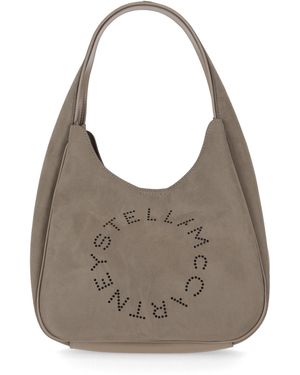Stella McCartney Met Hobo Bags-logo - Grijs