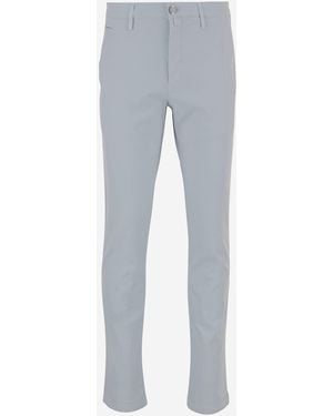 Jacob Cohen Stretch Cotton Blend Trousers - Blue