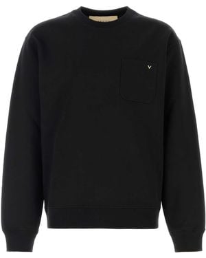 Valentino Garavani Cotton Sweatshirt - Black