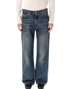 Our Legacy Third Cut Wide Straight Jeans - Blue