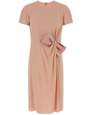 Valentino Garavani Crepe Dress - White