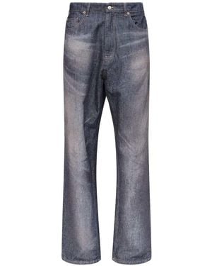 MM6 by Maison Margiela Faded Effect Jeans - Blue