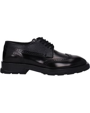 McQueen Derby Men Leder schwarz