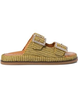 Alibi Greta Sandals - Green