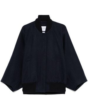 Max Mara Zenone Bomber Jacket - Blue