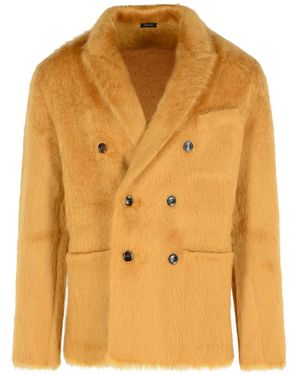 Tom Ford Caramel Cashmere Blend Sweater - Giallo