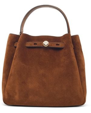 Tory Burch 'Romy' Bucket Bag - Brown