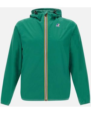 K-Way Le Vrai 3.0 Claude Emerald Green Jacket - Groen