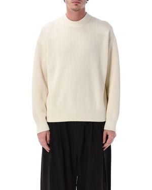Studio Nicholson Combo Knit - White