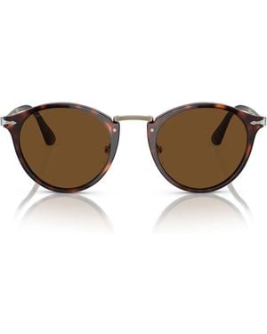 Persol Sonnenbrille Po3166 S 24/57 Braun/Braun Unisex Polarisiert