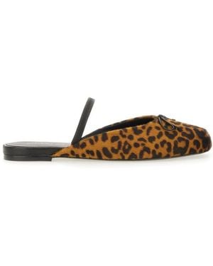 Stuart Weitzman Animalier Calf Leather Flats - Multicolour