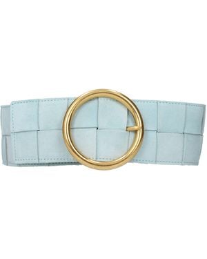 Bottega Veneta Belt Suede/Aqua - Blue