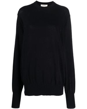 Studio Nicholson Oversized Crew Neck - Zwart