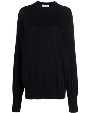 Studio Nicholson Oversized Crew Neck - Black