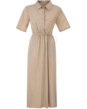 Herno Kleid aus leichtem Stretch-Nylon - Natur
