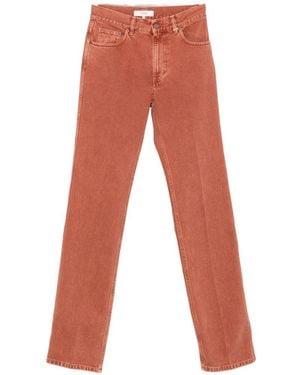 Chloé Denim Cotton Jeans - Orange