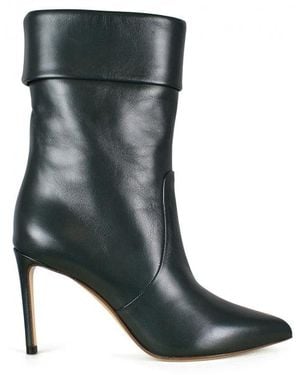 Francesco Russo Leather Boots - Black