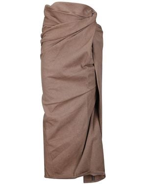 DIESEL Denim Long Skirt - Brown