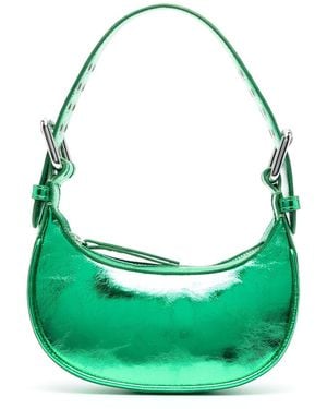 BY FAR Metallic-Handtasche - Grün