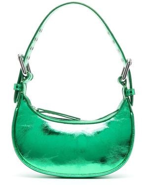 BY FAR Metallic-Handtasche - Grün