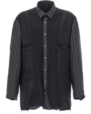 Maison Margiela Patchwork Reversible Jacke - Schwarz
